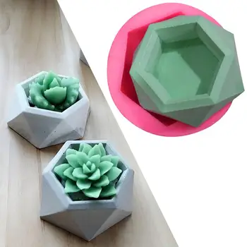 Silikonové Květináč Konkrétní Formy Ruční práce DIY 3D Cement Šťavnaté Květináč Silikonové Formy Konkrétní Láhev, Květináč Plísně