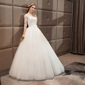 Svatební Šaty Roku 2019 Nové Luxusní Výšivka Plesové Šaty Svatební Šaty Na Zakázku Vestido De Noiva