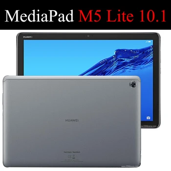 Tablet pouzdro pro Huawei MediaPad M5 lite 10.1 Silikon soft shell TPU kryt Airbagu Průhledná ochranná taška pro BAH2-W19/L09