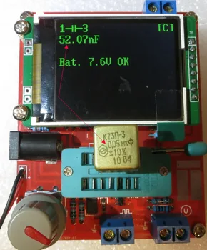 TFT LCD Displej ATMEAG328P M328 Tranzistor Tester LCR Dioda Kapacitní ESR metr PWM Čtvercové vlny Generátor Signálu