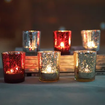 TK1 Kreativní Evropské romantické průhledné skleněné válcové olejové lampy svatební dekorace, dárek, namísto svícen domů