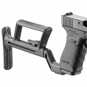 TOtrait Taktické Glock Podporu Buttstock, aby Karabina Pro Glock G17 G18 G19 G22 G34 Airsoft Pistole Konverze Stabilitu Rukojeť