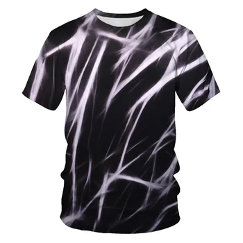 Tovární přímý módní pánské t-shirt pro osobní pruhy 3D tištěné casual t-shirt muži hip-hop oblečení t-shirt pro muže