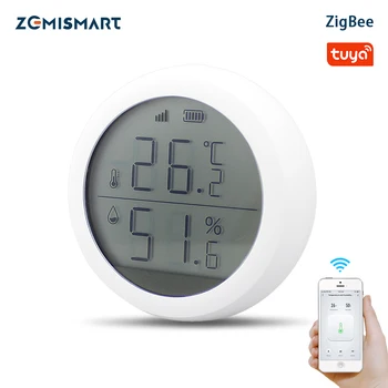 Tuya Zigbee Čidlo Teploty a Vlhkosti s LCD Displej