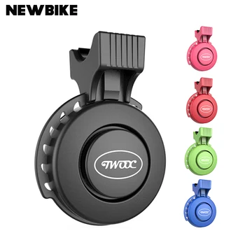 TWOOC Elektrische Fahrrad Glocke USB Ladung Kole Radfahren 120db Lenker Kroužek 3 Modus Zní Sicherheit Wasserdichte