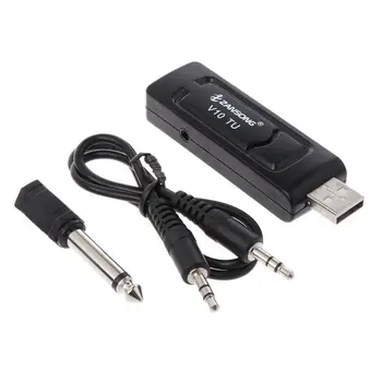 UHF USB, 3,5 mm 6,35 mm Bezdrátový Mikrofon, Megafon, Ruční Mikrofon s Přijímačem pro Karaoke, Řeči Reproduktor