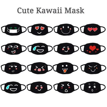 Unisex Ústa masky Bílé Roztomilé Anime Prachu Omyvatelný a Opakovaně použitelné Kawaii Úst maska Prodyšná Filtry Měkké Mascarilla
