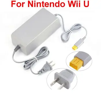 USA/EU Plug 100-240V Domácí Zeď Napájení AC Nabíječka Adaptér pro Nintendo WiiU Pad Wii U Gamepad Řadič joypad