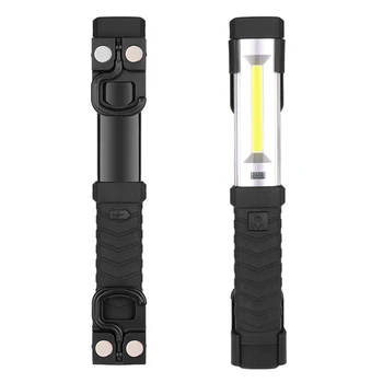 USB nabíjením XPE COB Světlo Pracovní LED Magnetická Svítilna Nouzové Auto Inspekční Lampa Svítilna Build-in lithium-ion baterie