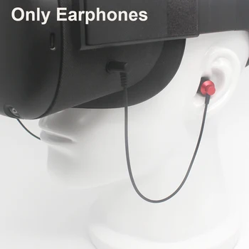 V Uchu Hra VR Headset Přenosný Lehký Příslušenství Cestování Drátová Sluchátka Slitiny Audio Domácí Stereo Pro Oculus Quest