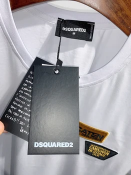 V zámoří Autentické 2020 NOVÉ Tričko D2 O-Neck Krátký rukáv Topy trička DSQ2 Pánské Oblečení DT746