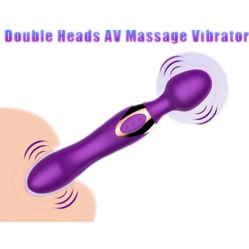 Velký Vibrátor Sexuální Hračky pro Ženy, Anální dvojitá hlava Vibrátory Anál Masážní strojek na Klitoris Masturbace Sex Výrobků pro Dospělé