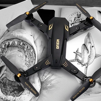 VISUO XS809S XS809HW Skládací Selfie Dron s Široký Úhel 0,3 MP/2MP HD Kamera Quadcopter Wi-fi FPV RC Vrtulník Mini Dron