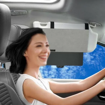 Vysoce Kvalitní Univerzální Auto Sun Visor Rozšíření Extender Štít Přední Boční Okno Odstín Anti-Glare Auto Interiérové Doplňky