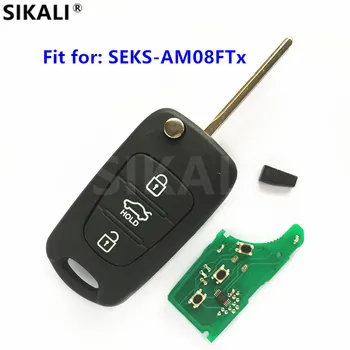 Vzdálené Klíče pro SEKS-AM08FTx Auto dálkového ovládání 433MHz s Čipem CE 0678 TACHO CE0678 KOMPLET Vysílač 433-EU-TP pro KIA