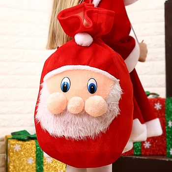 Vánoční Dárková Taška Vánoční Dekorace Pro Domov Santa Claus Děti Candy Velké Tašky Vánoční Strom Dekorace Vánoční Nový Rok 2021