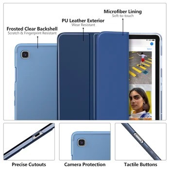 Více Úhel Stojan pro Samsung Galaxy Tab S5e 2019 Modelu (SM-T720/T725) Release 10.5 Palcový Tab S5E Folio Případech Coque s Filmem