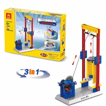 WANGE 3 V 1 Elektronické Strojírenství Bloky DIY Kreativní Bloky Vzdělávací Stavební Bloky Hračky pro Děti Dárky