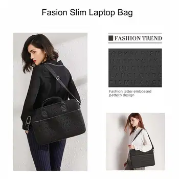 WIWU Módní Laptop Messenger Bag pro MacBook Pro 16 palcový Vodotěsný Taška přes Rameno pro Ženy Lehké Tašky na notebooky 13.3