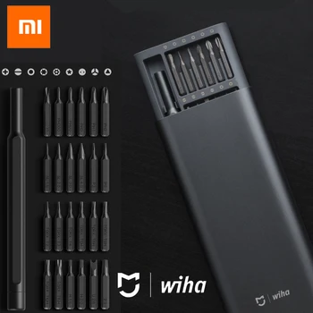 Xiaomi Mijia Wiha Každodenní Použití Sada šroubů 24 Přesnost Magnetické Bity Alluminum Box šroubovák xiaomi smart home Kit