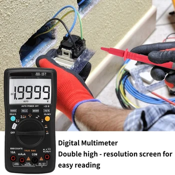 ZT-300AB Kapesní Digitální Multimetr Podsvícení LCD Přenosný AC/DC Ampérmetr Voltmetr Ohm Napětí Tester Meter Multimetro