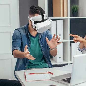 Čelenka Pro Oculus Quest 2 VR Silný Tvar Čepice ABS Plast + Houba Pad Čelenka Head Strap Pro Oculus Quest2 VR Headset