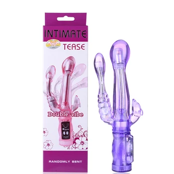 Černý Vlk Vibrátor Sex Produktů G-spot pochvy klitorisu Anální 3 body stimulace Vrazil Vibrátor Vibrátor sexuální hračky pro ženy