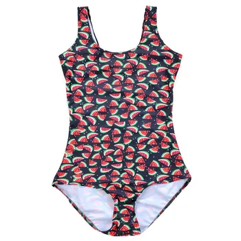 Červená 3D Digitální Tisk Ženy Letní Beach Bodycon Obleky z Jednoho Kusu Plavky S Do 4xl Plus Velikosti Maillot De Bain Femme 3 Vzory