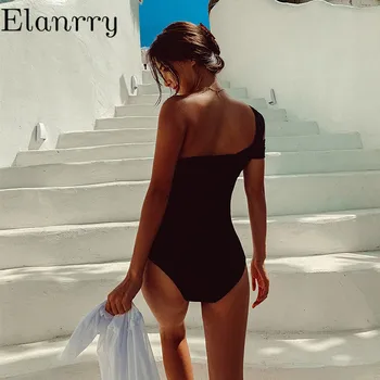 ženy, jeden kus sexy plavky vintage černé plavky 2020 nejnovější plavky monokini čalouněný bez ramínek pláž nosit kombinézu