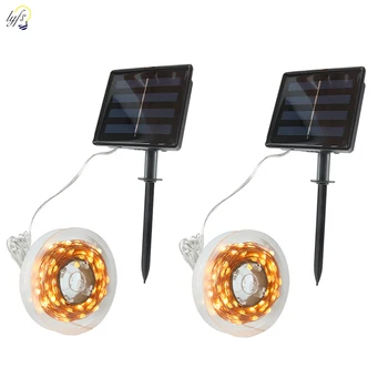 100/200 LED Solární Světlo String Venkovní Vodotěsné Řetězec Víla Světla Vánoční Svatební Party Solární Lampa Zahradní Dekorace