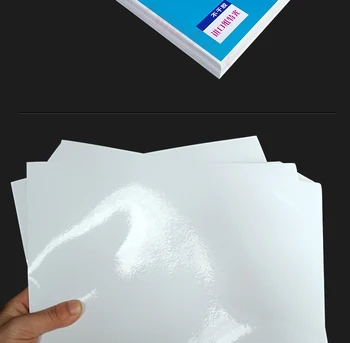 100 A4 Bílé Pro Inkoustové, Laserové Tiskárny Papír Řemesla Kopírka Nálepka Štítek Nálepka Glossy Matný Papír Silnější Tisk Buničina, Papír