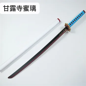 104 Kimetsu č. Yaiba Meč, Zbraň, Demon Slayer Kochou Shinobu Cosplay PU Materiál Meč 1:1 Anime Ninja Nože