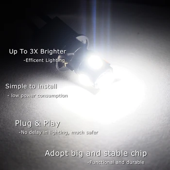 10x W5W LED T10 LED Interiéru Vozu Světla Pro Volvo XC60 XC90 S60 V70 S80 S40 V40 V50 XC70 V60 850 C30 C70 XC 60 Led pro Auto 12V
