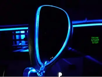 110mm Dotykové Aktivovaný Ultra Blue LED Světlo Osvětlená hlavice Řadící Páky,Hodí se pro Většinu Automobilů s Button-Méně Ovládané Páky-Se