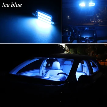 13Pcs dokonalé Bílé bez Chyb Canbus LED vnitřní kosmetické Zrcadlo, Dome, Mapa, Kufr, světla Kit Pro Volkswagen VW Tiguan 5N (2009+)