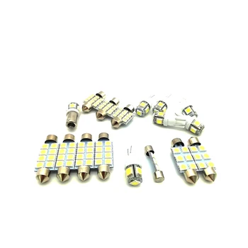17pcs/lot Auto LED Bílá Vnitřní LED Light Kit pro Volvo V70 XC70 02-07