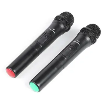 1ks/2ks Inteligentní Bezdrátový Mikrofon Ruční Mikrofon s USB Přijímačem pro Karaoke, Řeči Reproduktor Audio Mikrofony, Nástroje