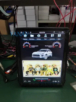 2 Din autorádio Android stereo přijímač Pro-Porsche cayenne 2012-2018 GPS navigace audio multimediální MP3 přehrávač Vertikální Obrazovky