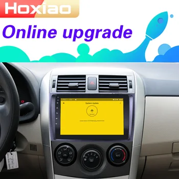 2 DIN autorádio Multimediální Video Přehrávač, Mirror Link Pro Toyota Corolla E140/150 WiFi FM RDS DAB-TV GPS Android8.1 navigace