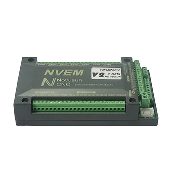 200KHZ 4 Osy NVEM CNC Řadič Ethernet Mach3 Pohyb Ovládání Karta s 4 Osy ruční Kolečko MPG Přívěsek Manuální Pulzní Generátor