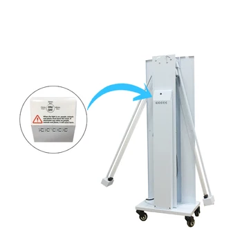 200W/300W Mobilní Uvc Germicidní Lampy Double Sterilizace Quartz Ozonu Dezinfekce Ultrafialové Sterilizační Trubice Lampy