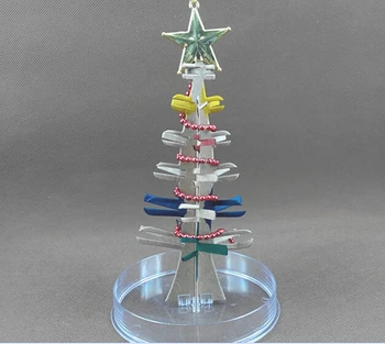 2019 17x10cm Barva DIY Vizuální Magický Krystal Papír Rostoucí Strom Kouzelné Vánoce Rostou Stromy Děti Arbol Magico Věda, Hračky pro děti