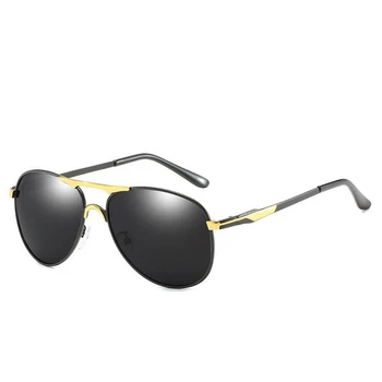 2019 Nové Příjezdu Polarizované sluneční Brýle Muži UV400 Ochranu před Silným Slunečním zářením Polarizovat Slitiny Pilot Sunwear