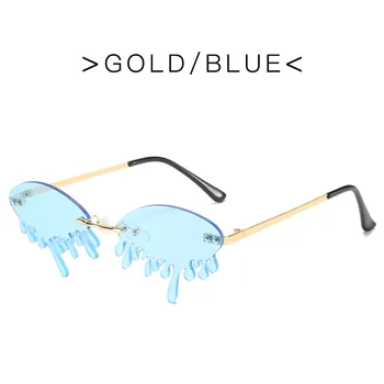 2020 nový trend styl dámy sluneční brýle, módní barevné oceánu, film osobnosti slzy, sluneční brýle, dámské brýle