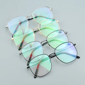 2020 Značky metal optické rámu brýlí Ženy brýle Square krátkozrakost počítačové brýle rámy pro muže brýlových obrub 03960