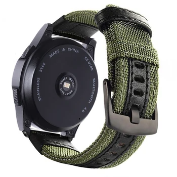 22 20mm řemínek pro Samsung Gear S2 sport S3 Klasické Hranice galaxy watch 42 46 mm kapela nylon náramek pásek pro Huami Amazfit Bip