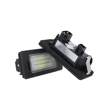 2KS LED číslo spz, Světla, Lampy car light montáž +dárek Zdarma bezpečnostní pás kryt Pro BMW E39, E60, E60N E61 E90 E91 E92 E90N