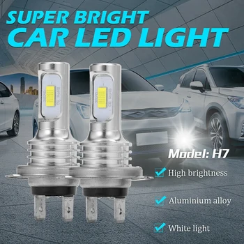 2ks Mini H4 H7 Auto LED Světlomet Mlhové Světlo Kit 6000K 8000K 3000K 72W 12000LM H1 H11 9005 HB3 H8 H9 12000K Žárovky, Auto Příslušenství