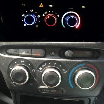 3ks Pro Toyota Funcargo / Probox Přepnout Knoflík Knoflíky Ohřívače Teplo Klimatu Ovládací Tlačítka Vytočí Rám A/C klimatizace Kryt