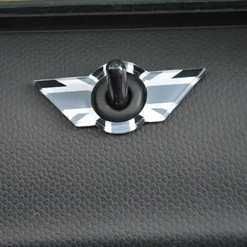 4 Ks Dveře Auta Zámek Pin Křídla Znak Odznak Dekorativní Samolepky pro Mini Cooper S Countryman R60 Paceman R61